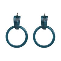 Plastic Fashion Geometric Earring  (ink-blue Colour) Nhjj5131-ink-blue-colour main image 1