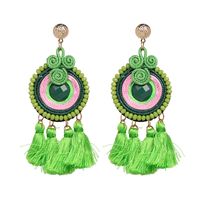 Jujia Ornament Self-produced Ethnic Style New Tassel Earrings Fashion Personalized Eardrops Accessories Cross-border Supply 51221 main image 3