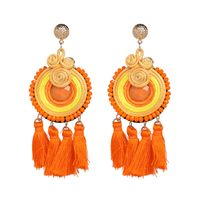 Jujia Ornament Self-produced Ethnic Style New Tassel Earrings Fashion Personalized Eardrops Accessories Cross-border Supply 51221 main image 6