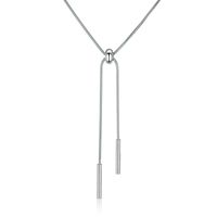 Alloy Simple Geometric Necklace  (white Rope Rose Alloy) Nhtm0386-white-rope-rose-alloy main image 1