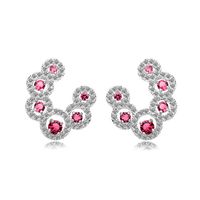 Alloy Fashion Flowers Earring  (transparent) Nhtm0387-transparent main image 1