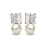 Jinse Ambi Light Aaa Zirkon Shell Perlen Ohrringe Elegante Weibliche Fabrik Großhandel main image 1