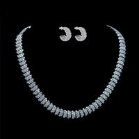 Alloy Fashion  Jewelry Set  (white Necklace) Nhtm0406-white-necklace main image 2
