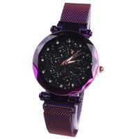 Net Celebrity Douyin Gleiches Modell Sternen Himmel Uhr Weiblicher Magnet Eisens Tein Mesh Belt Quarzuhr Fabrik Direkt Vertrieb main image 3