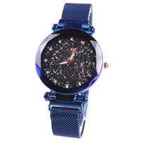 Net Celebrity Douyin Gleiches Modell Sternen Himmel Uhr Weiblicher Magnet Eisens Tein Mesh Belt Quarzuhr Fabrik Direkt Vertrieb main image 4