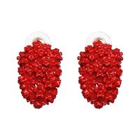 Alloy Fashion Geometric Earring  (red) Nhjj5068-red main image 1