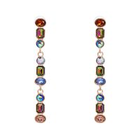 Imitated Crystal&cz Fashion Geometric Earring  (ab Color) Nhjj5073-ab-color main image 3