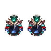 Imitated Crystal&cz Fashion Flowers Earring  (color) Nhjj5079-color main image 1