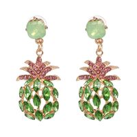 Imitated Crystal&cz Fashion Geometric Earring  (green) Nhjj5083-green main image 2