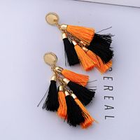 Alloy Fashion Tassel Earring  (blue-1) Nhqd5569-blue-1 main image 3