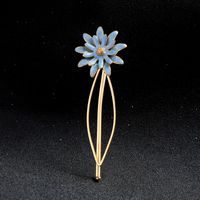 Copper Korea Flowers Hair Accessories  (blue-1) Nhqd5583-blue-1 main image 1