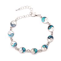 Europäischer Und Amerikanischer Außenhandel Heiß Verkaufte Tai Chi Yin Und Yang Klatsch Armband Diy Abalone Muschel Armband Schmuck Hersteller Gerade main image 2