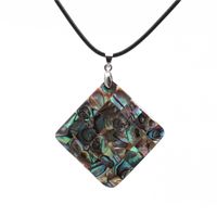 Alloy Fashion Geometric Necklace  (square) Nhyl0120-square main image 2