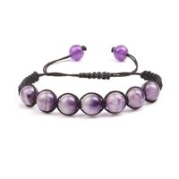 Natural Stone Fashion Animal Bracelet  (purple) Nhyl0133-purple main image 2