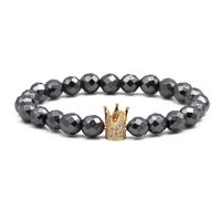 Natural Stone Fashion Geometric Bracelet  (small Crown) Nhyl0154-small-crown main image 3