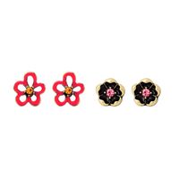 Alloy Fashion Flowers Earring  (photo Color) Nhqd5512-photo-color sku image 1