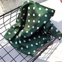 70 New Polka Dot Small Square Towel Scarf Women's Spring And Autumn Summer Professional Korean Style Fashion All-matching Scarf Decorations Scarf main image 1