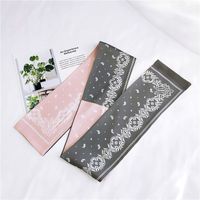 New Korean Style Boxer Small Scarf Silk Scarf Women's Spring And Autumn All-match Ribbon Wrist Strap Ribbon Hair Band Fashion Small Silk Scarf main image 1