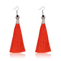 Alloy Bohemia Tassel Earring  (61189560 Red) Nhxs1863-61189560-red main image 1