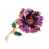 New European American High-end Creative Style Rhinestone Flower Brooch Vintage Brooch Factory Direct Sales  Hot Sale main image 2