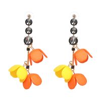 Alloy Fashion Flowers Earring  (red) Nhjj5227-red main image 7