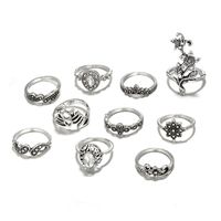 Alloy Fashion Flowers Ring  (alloy) Nhgy2577-alloy main image 2