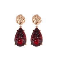 Imitated Crystal&cz Bohemia Geometric Earring  (red) Nhjq10842-red main image 8