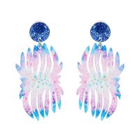 Plastic Fashion Geometric Earring  (blue Color) Nhjj5168-blue-color main image 1