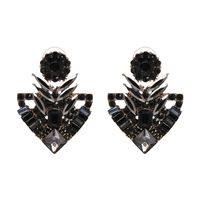 Alloy Fashion Geometric Earring  (black) Nhjj5174-black main image 1