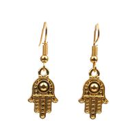 Fashion Palm Plating Alloy No Inlaid Earrings main image 5