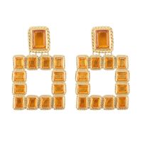 Alloy Fashion Geometric Earring  (yellow) Nhjq10766-yellow main image 2