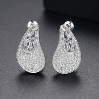 Alloy Korea Geometric Earring  (platinum-t01a16) Nhtm0412-platinum-t01a16 main image 1