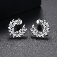 Alloy Korea Geometric Earring  (platinum-t01a20) Nhtm0425-platinum-t01a20 main image 2