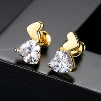 Alloy Korea Sweetheart Earring  (platinum-01e23) Nhtm0431-platinum-01e23 main image 3