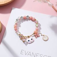 Alloy Korea Animal Bracelet  (a Pink) Nhms1378-a-pink main image 2