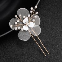 Cloth Fashion Flowers Hair Accessories  (alloy) Nhhs0545-alloy main image 1