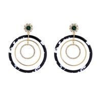 Alloy Fashion Geometric Earring  (black-1)  Fashion Jewelry Nhqd6098-black-1 main image 1