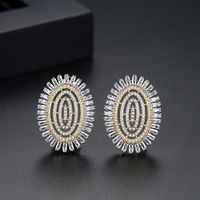 Alloy Fashion Geometric Earring  (white-t02e24)  Fashion Jewelry Nhtm0636-white-t02e24 main image 3