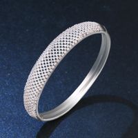 Étrangers Ornement En Gros Européen Et Américain Exagérée Plaqué Or Incrusté Zircon Femmes À Composition Non Limitée De Bracelet De Mode De Luxe Bracelet Bra56 main image 2