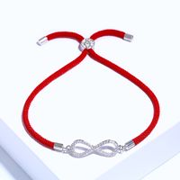 Copper Korea Geometric Bracelet  (red Rope Alloy)  Fine Jewelry Nhas0375-red-rope-alloy main image 4