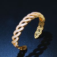 Copper Fashion Geometric Bracelet  (18k Alloy)  Fine Jewelry Nhas0387-18k-alloy main image 1