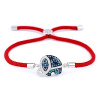 Copper Korea Geometric Bracelet  (red Rope Alloy)  Fine Jewelry Nhas0389-red-rope-alloy main image 2