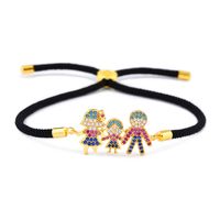 Copper Korea Geometric Bracelet  (red Rope Alloy)  Fine Jewelry Nhas0396-red-rope-alloy main image 3