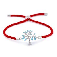 Copper Korea Geometric Bracelet  (red Rope Alloy)  Fine Jewelry Nhas0397-red-rope-alloy main image 2