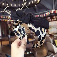Cloth Simple Bows Hair Accessories  (floral Black)  Fashion Jewelry Nhsm0073-floral-black main image 7