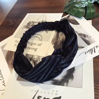 Cloth Korea Bows Hair Accessories  (black)  Fashion Jewelry Nhsm0090-black main image 1