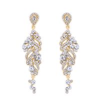 Imitated Crystal&cz Simple Flowers Earring  (alloy)  Fashion Jewelry Nhas0487-alloy main image 1