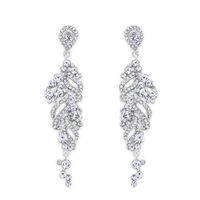 Imitated Crystal&cz Simple Flowers Earring  (alloy)  Fashion Jewelry Nhas0487-alloy main image 3