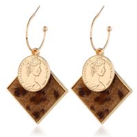 Alloy Fashion Geometric Earring  (coffee Kc Alloy)  Fashion Jewelry Nhkq2345-coffee-kc-alloy main image 1