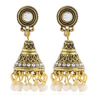 Alloy Bohemia Flowers Earring  (colorful Ancient Alloy)  Fashion Jewelry Nhkq2357-colorful-ancient-alloy main image 4